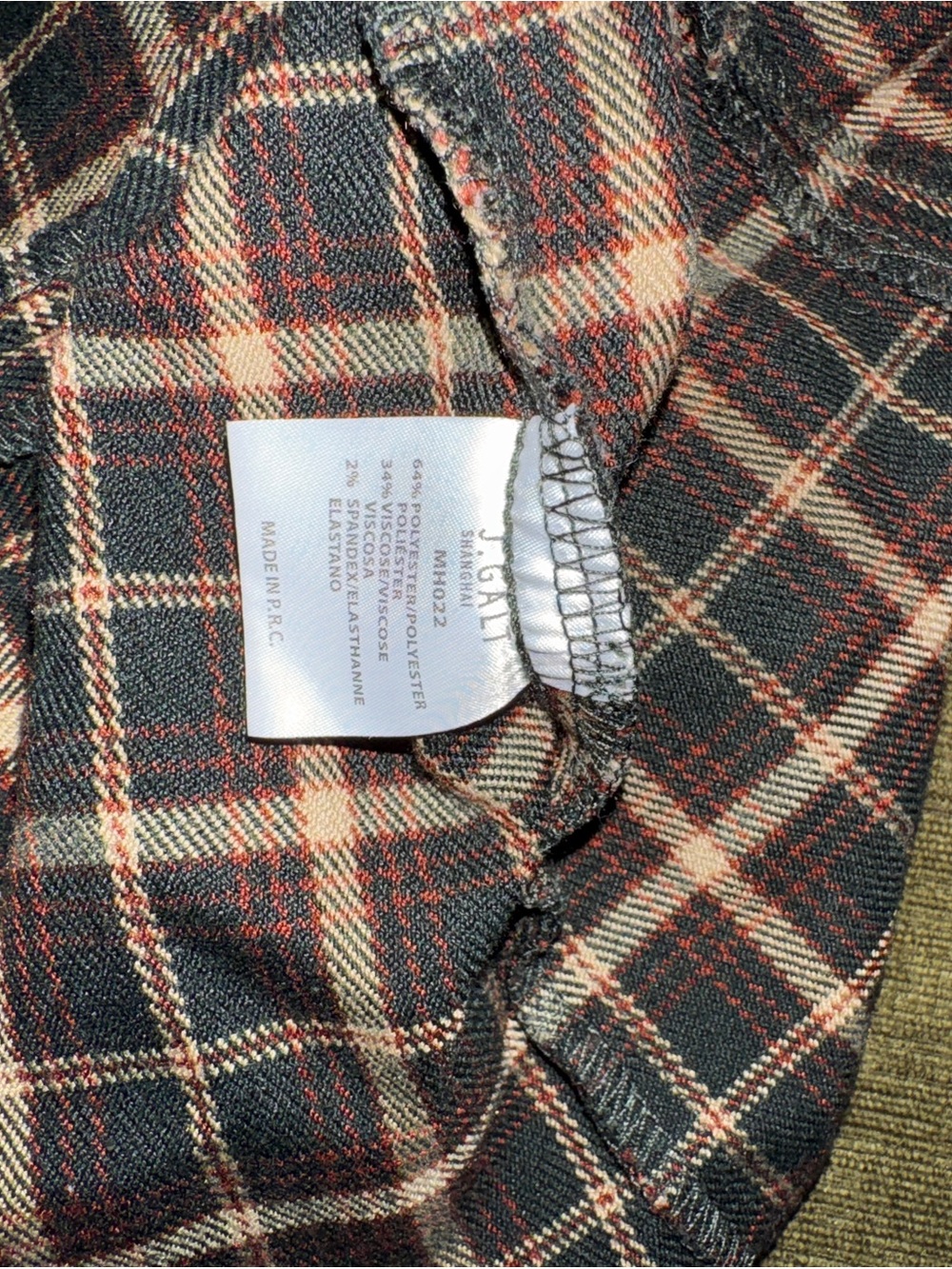 John Galt Plaid Mini Skirt - Picture 7 of 8